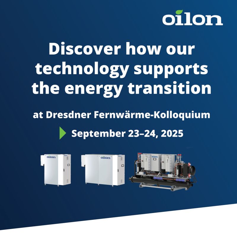 Visit the Oilon booth at the 30th Dresdner Fernwärme-Kolloquium