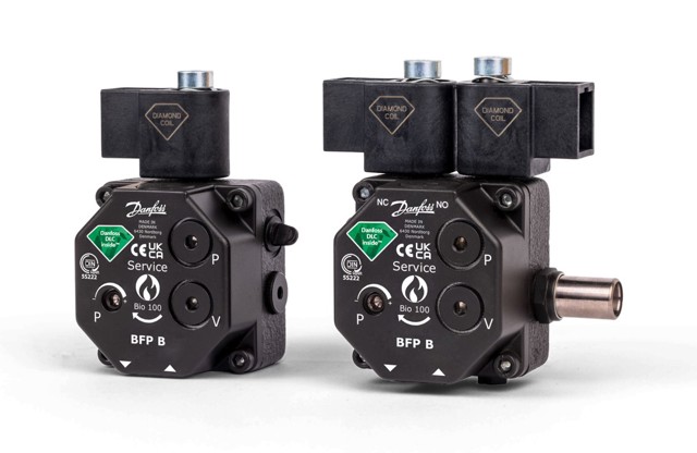 Bio100 burner pumps by Danfoss, 100% biofuel ready heating solutions